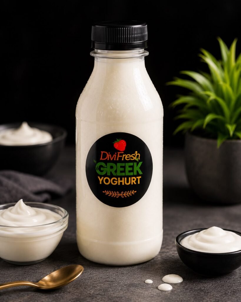 Vanilla Plain Yoghurt from DiviFresh